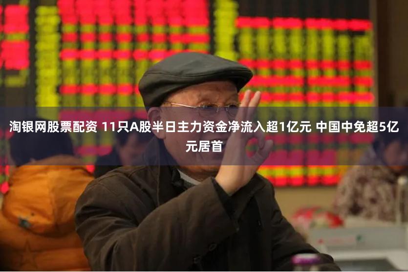 淘银网股票配资 11只A股半日主力资金净流入超1亿元 中国中免超5亿元居首