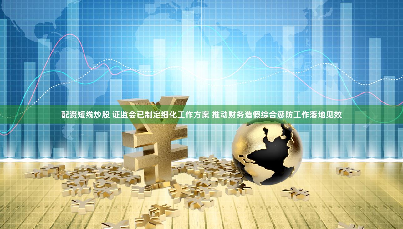 配资短线炒股 证监会已制定细化工作方案 推动财务造假综合惩防工作落地见效