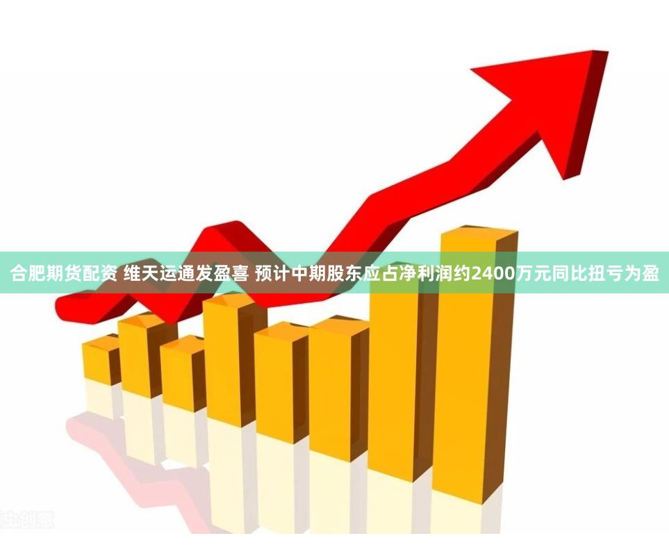 合肥期货配资 维天运通发盈喜 预计中期股东应占净利润约2400万元同比扭亏为盈