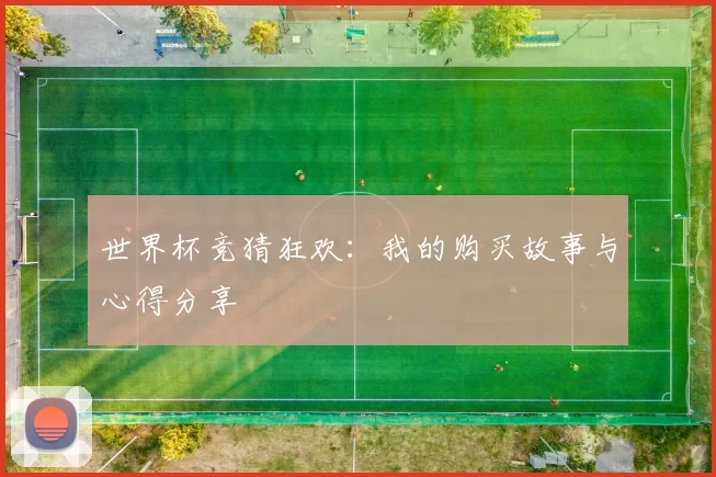世界杯竞猜狂欢:我的购买故事与心得分享