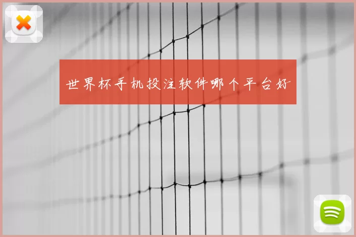 世界杯手机投注软件哪个平台好