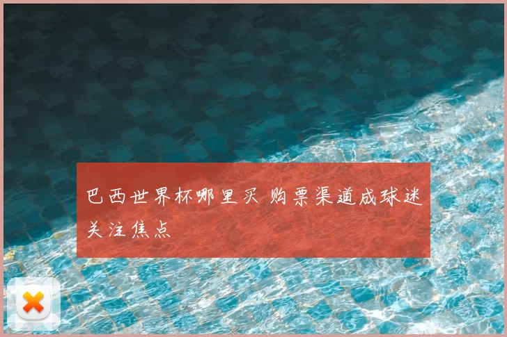 巴西世界杯哪里买 购票渠道成球迷关注焦点